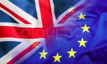 Union and EU flags